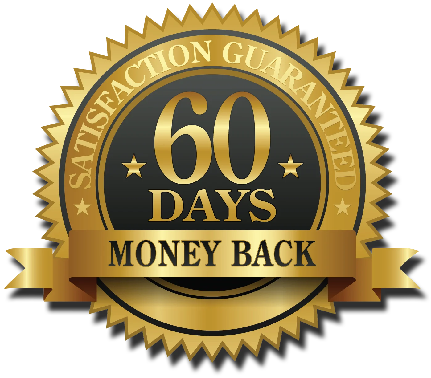 Maxforce 60 Days Money Back Guarantee Badge